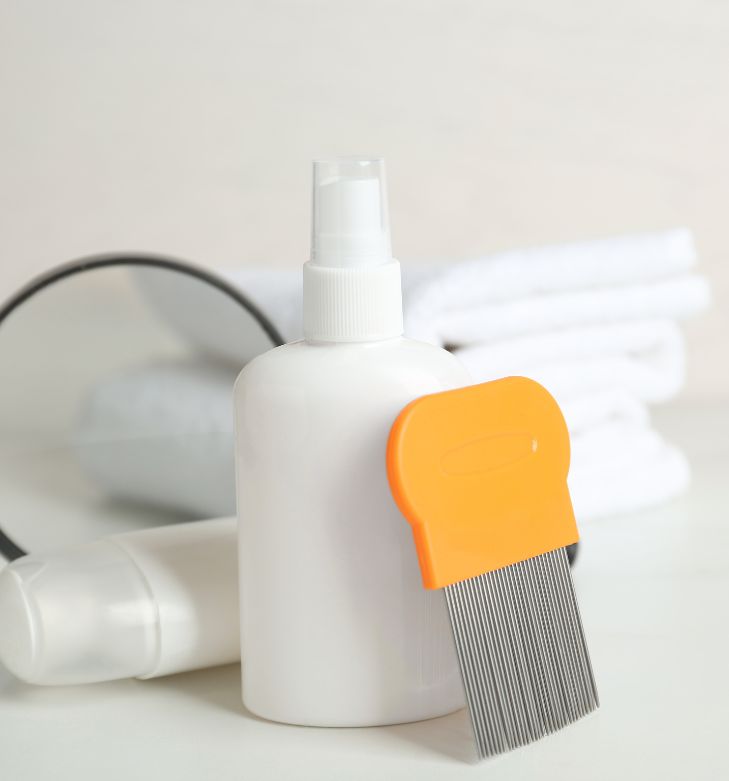 Produit et peigne anti-poux